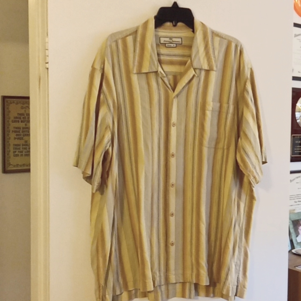 Tommy Bahama 100% Silk Shirt size XXL